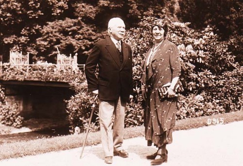 Rosa und Sigmund Lindauer am 10. Juni 1930 in Baden-Baden.