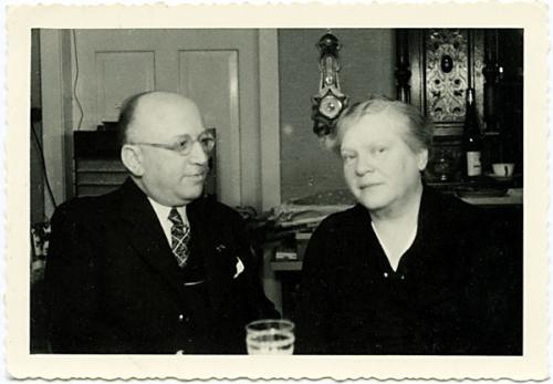 Ernst Reichenberger mit seiner Frau Meta, undatiert.