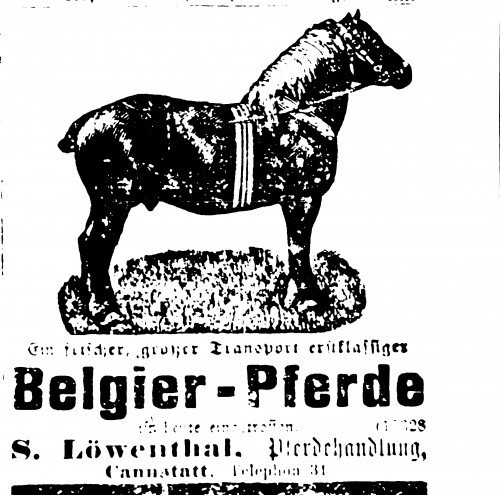 Anzeige im StuttgarterTagblatt  vom 17. November 1910
